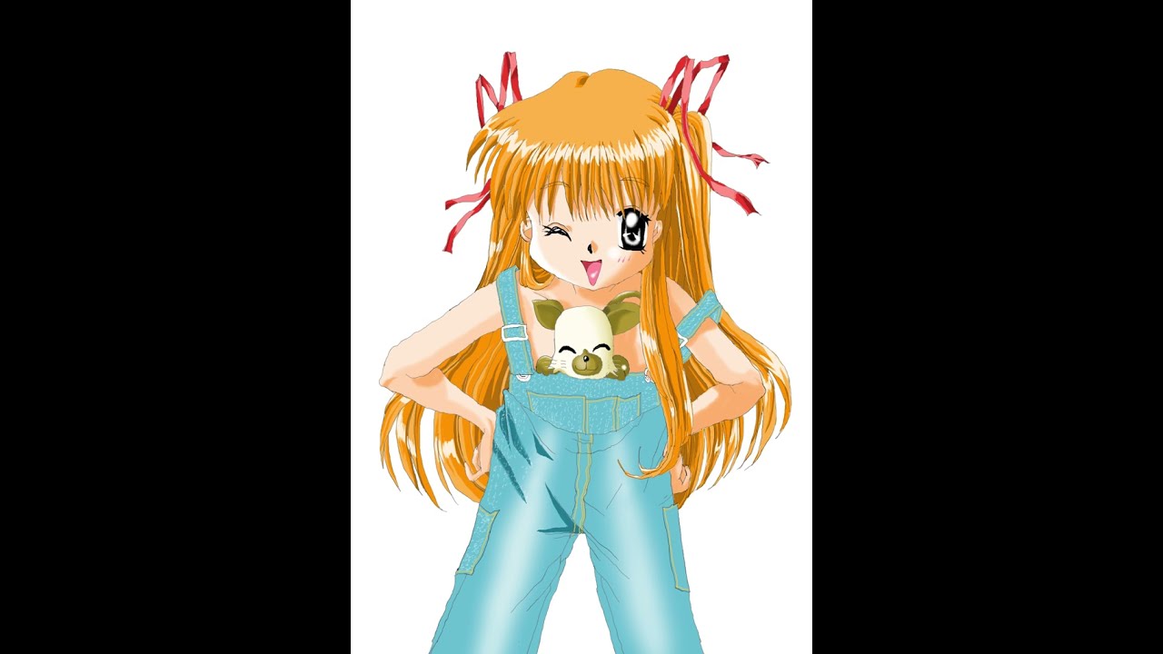 Key作品 Kanon 沢渡真琴 模写イラスト - YouTube