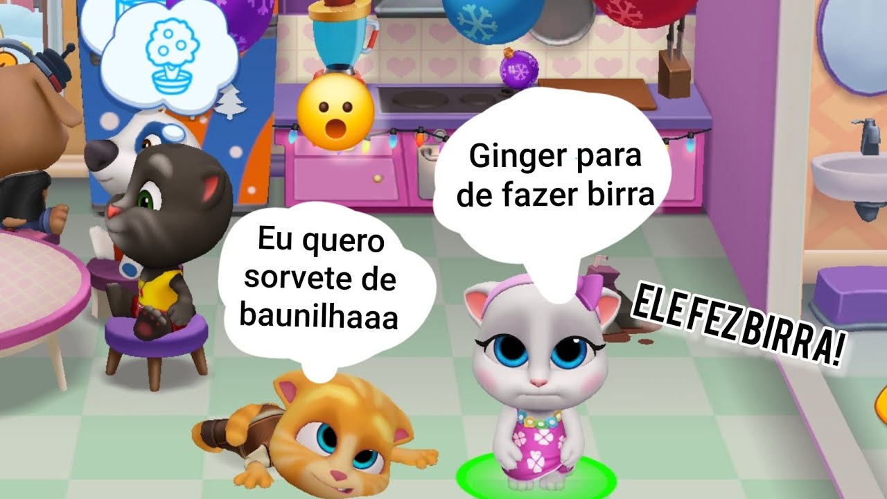 O GINGER FEZ BIRRA NA SORVETERIA!