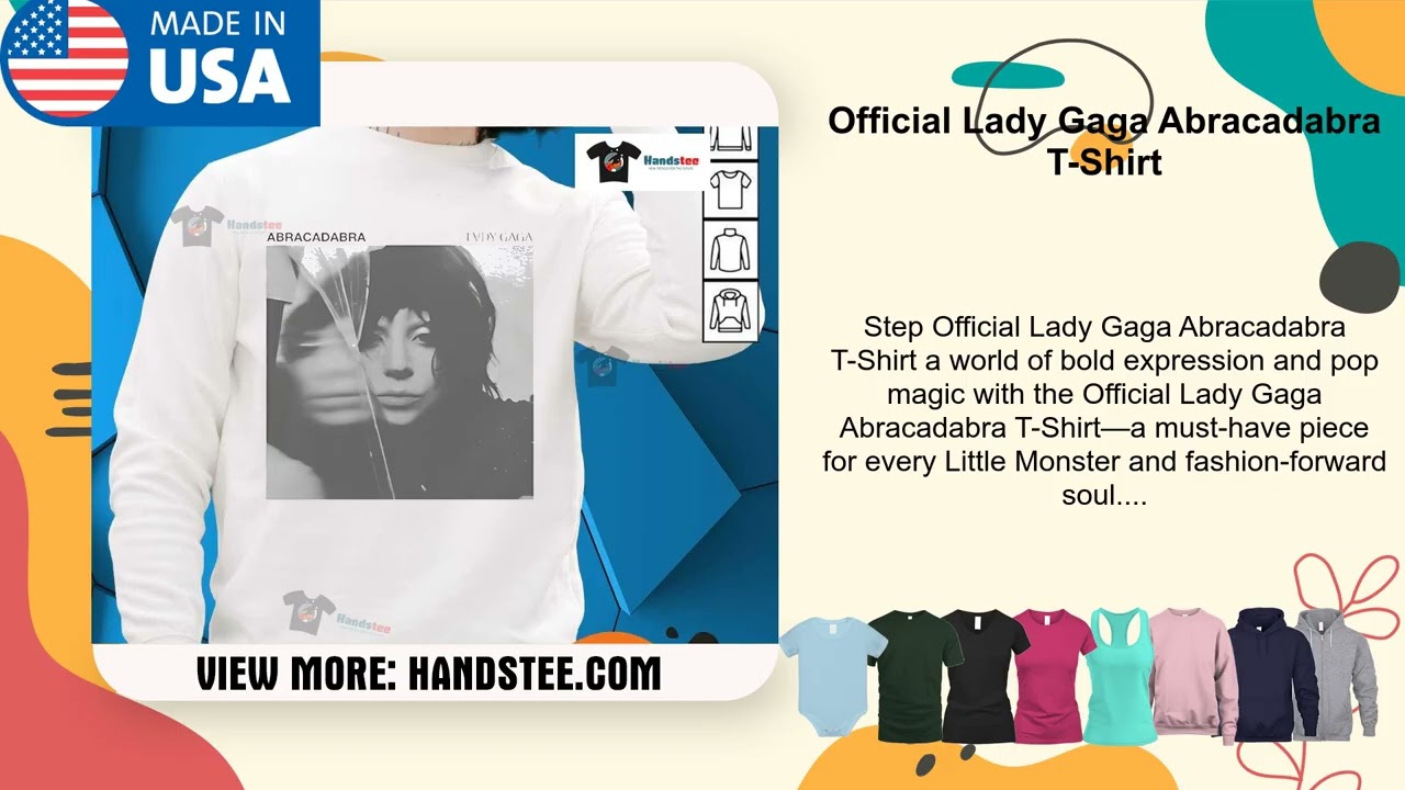 【新品未開封】レディーガガ　ABRA SS TEE　アブラカダブラ　Tシャツ Official Lady Gaga Abracadabra T-Shirt