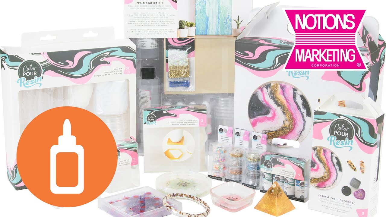 Use American Crafts' Color Pour Resin line to create custom keepsakes