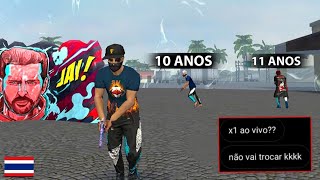 1 RUOK VS 1 LINE KID DO PC FRACO AO VIVO!