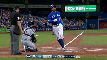 TB@TOR: Barney plates Pillar with an RBI single