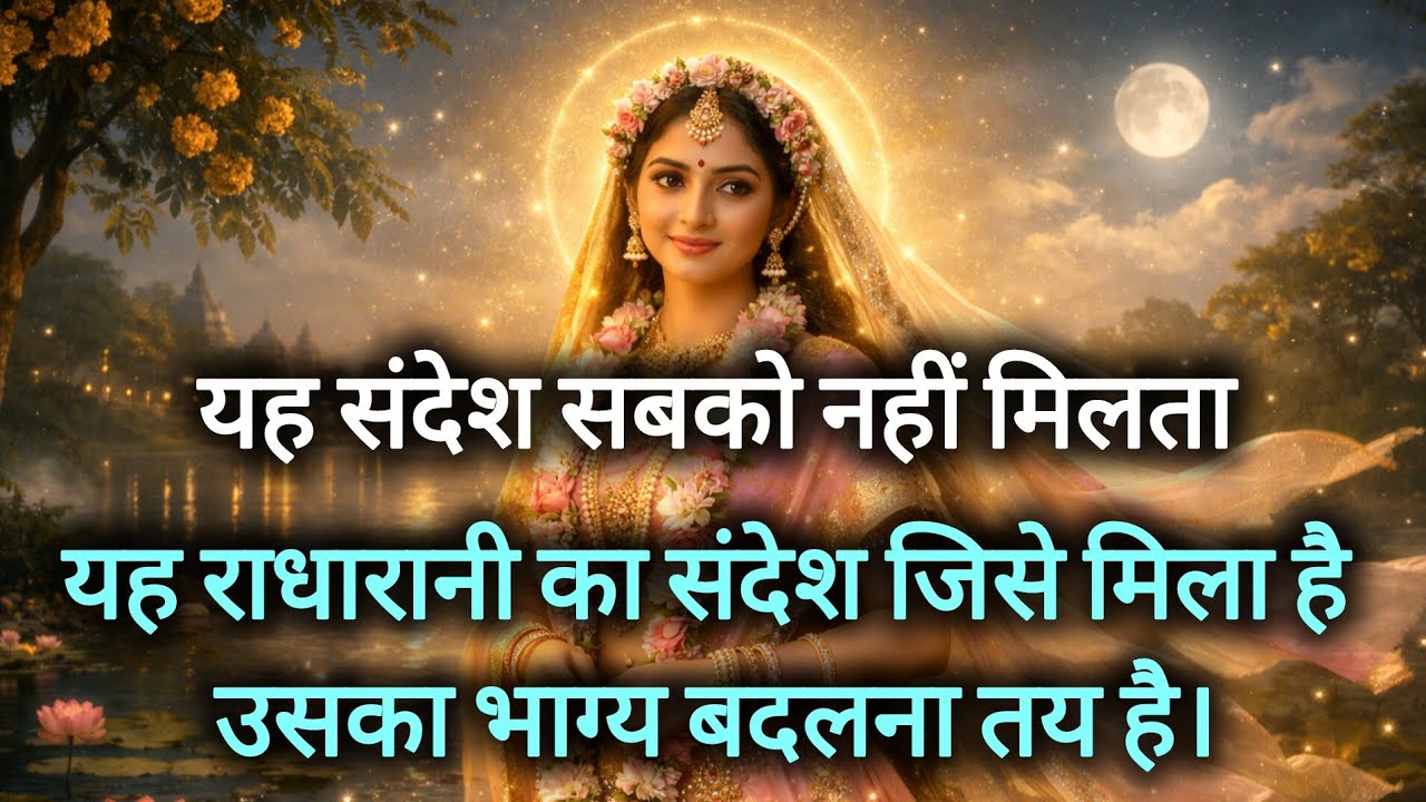 यह राधारानी का संदेश जिसे मिला, उसका भाग्य बदलना तय है | Radha Rani Divine Message