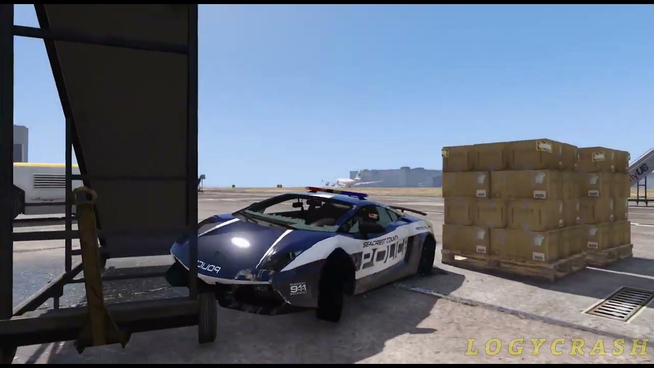 GTA 5 CRASH TESTING REAL CAR MOD #7 | CrashDestructions