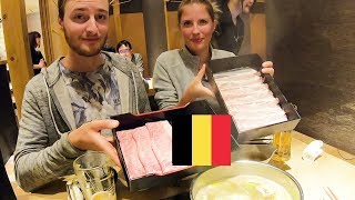 ベルギー人しゃぶしゃぶと日本酒にトライ！ベルギービールについて！/ Belgian try Shabu-shabu and Sake.