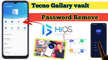 tecno hios vault password forget| how to forget hios vault password| 😃