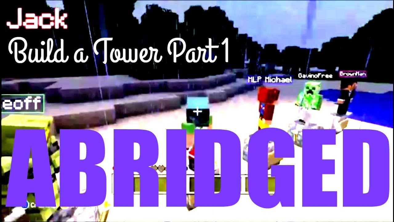 Let's Play Minecraft Episode 8: Build a Tower Part 1 - Abridged - YouTube