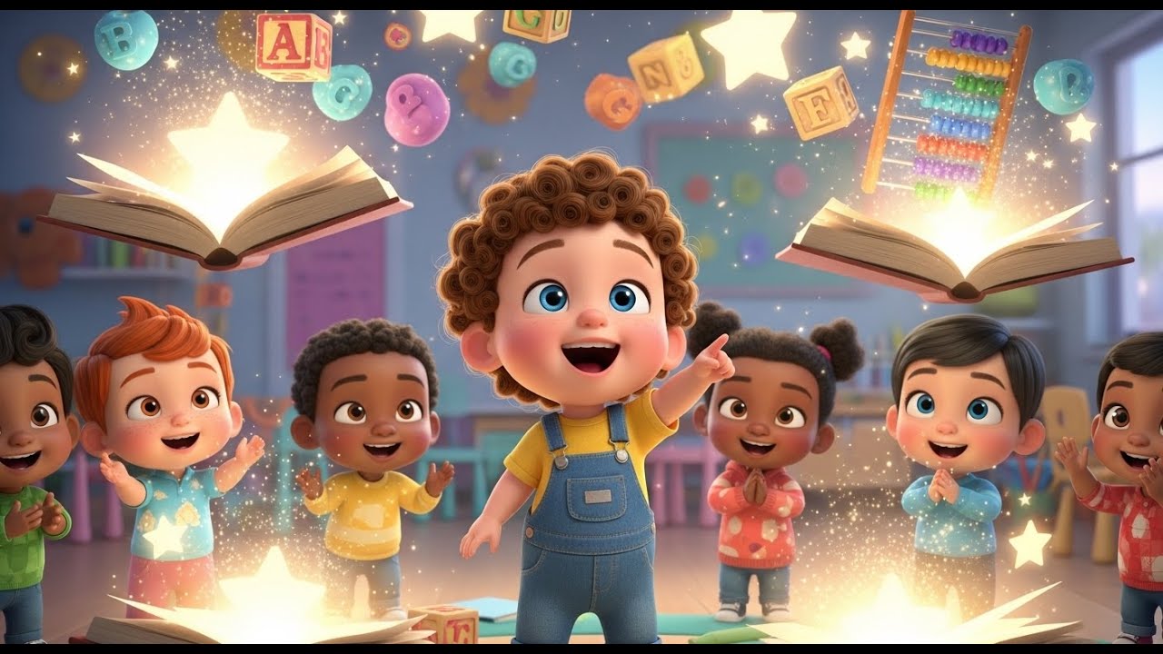 Study Time Star Path 🌟📚🎶 Fun Kids Song | Learning & Early Education