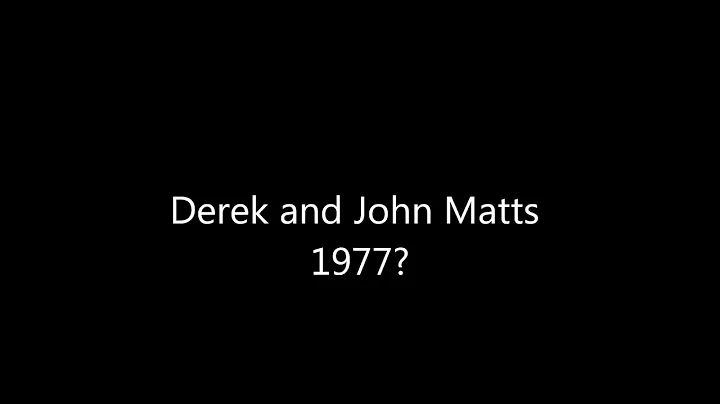 Derek and John Matts 1977 Owego
