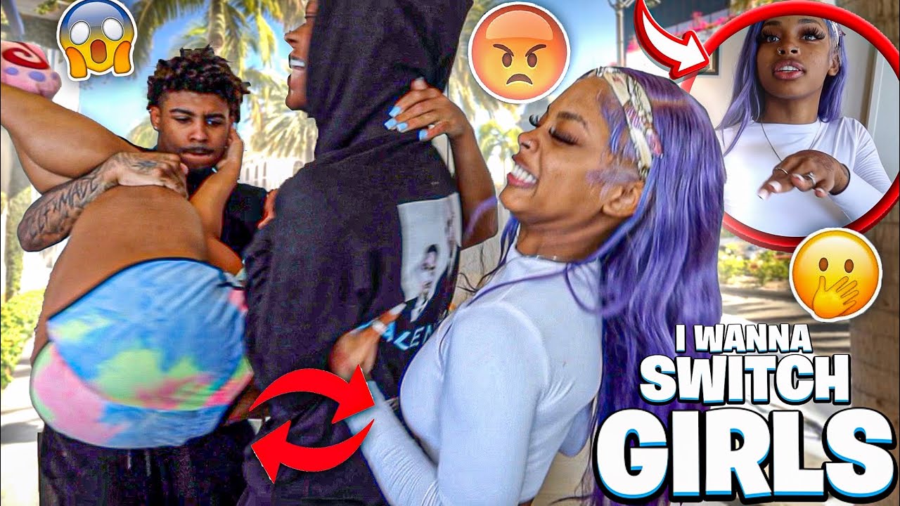 I WANNA SWITCH GIRLS PRANK 😳 WHILE WE IN MIAMI😱
