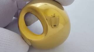 Кронштейн Чашечка Ф51 Угловая Золото