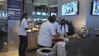 Award-winning student chefs cook for fans at Dallas Cowboys game