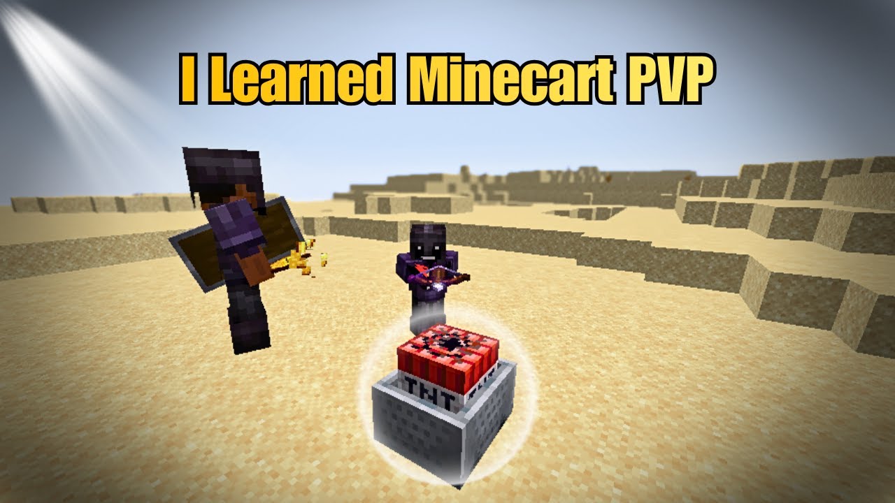 I Tried Learning Minecart PvP (It Was a Disaster)
