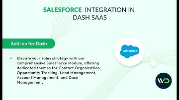 Salesforce Module Integration with Dash SaaS | Comprehensive Guide