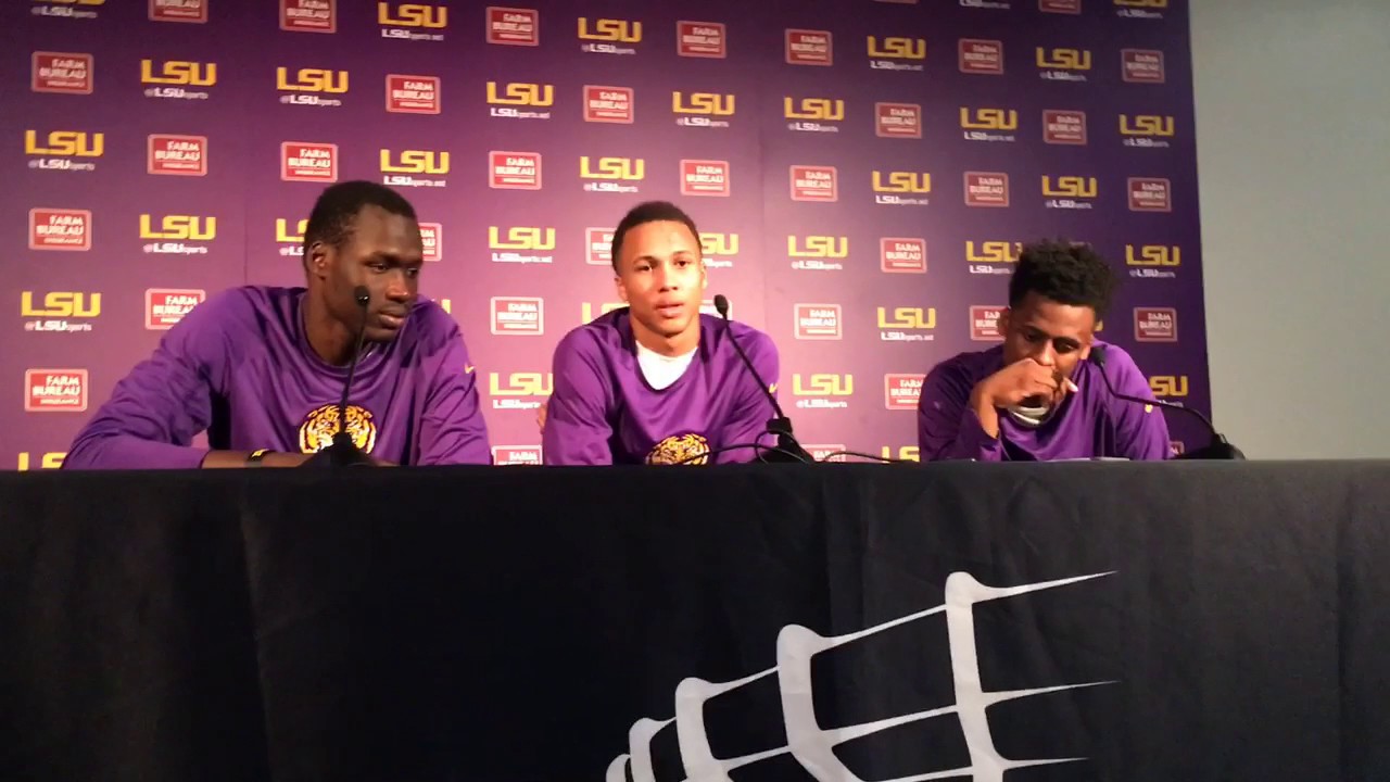 Duop Reath, Brandon Sampson and Antonio Blakeney on LSU's exhibition win