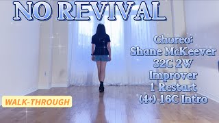 NO REVIVAL Line Dance (WALK-THROUGH) | Shane McKeever