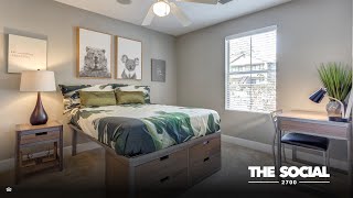 Garden TSC Student Apartments I 4 x 4 Addison Floorplan I Townhomes at TSC I Tallahassee Student Housing Plant