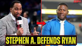 Stephen A. Smith REACTS to Ryan Clark Getting FIRED by ESPN! Ryan Clark Responds
