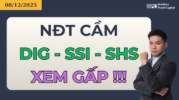 Chứng Khoán Hôm Nay | Nhận định Thị Trường Ngày 08/12/2025: DIG - SSI - SHS Lạc Lối, Xem Gấp !!!