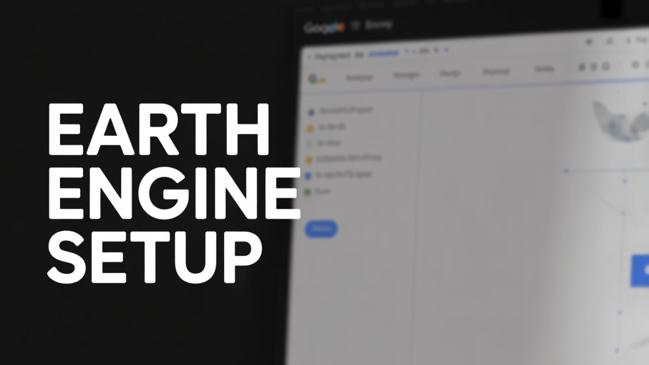 Démarrer avec Google Earth Engine authentification et projet