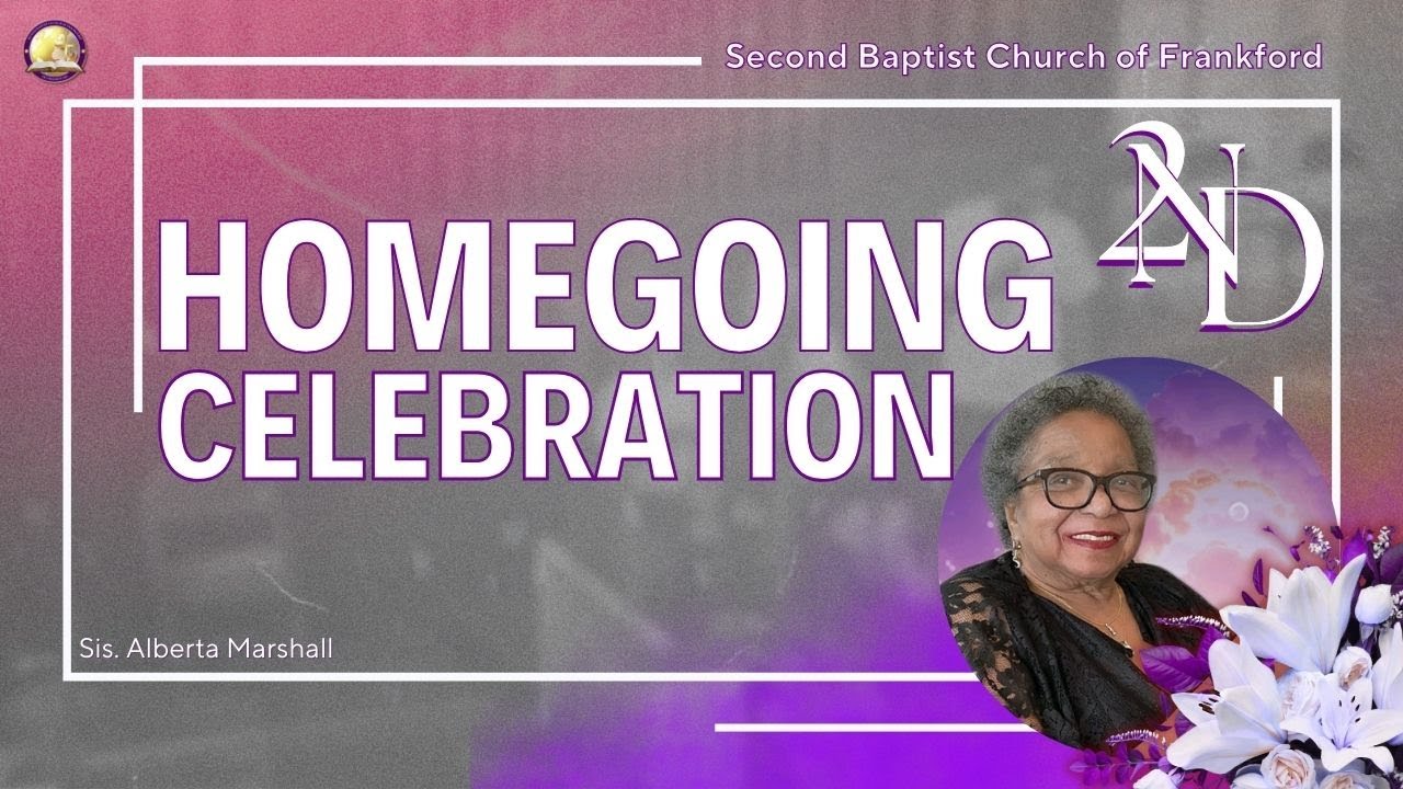 Homegoing Celebration Sis. Alberta Marshall - YouTube