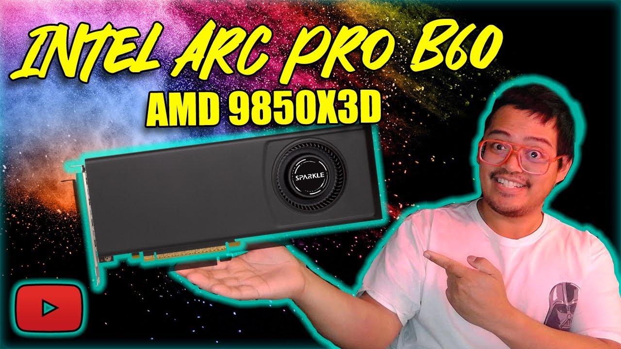 Видеокарта Sparkle Arc Pro B60 уже в продаже! Видеокарта 9850X3Ds скоро появится в продаже!