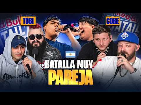 DTOKE reacts to 1TOBI vs COBE at RED BULL BATALLA with CHILI PARKER, WOLTY and COMPÁS 🔥