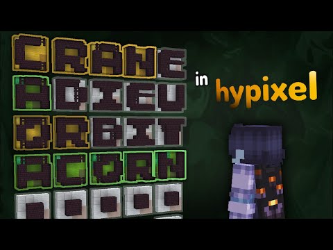 I made Wordle in Hypixel