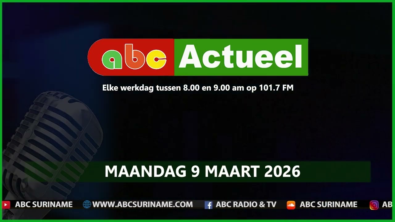 ABC Actueel maandag 9 maart 2026