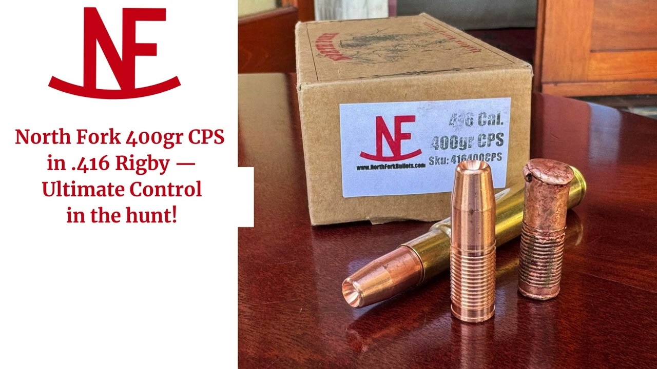 North Fork Bullet 416 400gr CPS in .416 Rigby