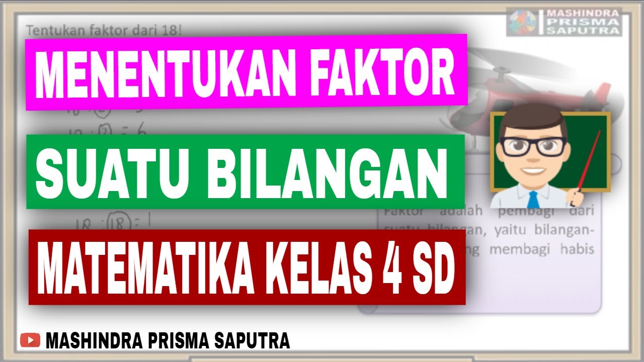 Contoh Bahan Ajar Matematika Kelas 4 Sd Id Revisi