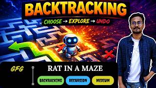 Rat in a Maze (GFG) | Backtracking Explained | Telugu | DSA