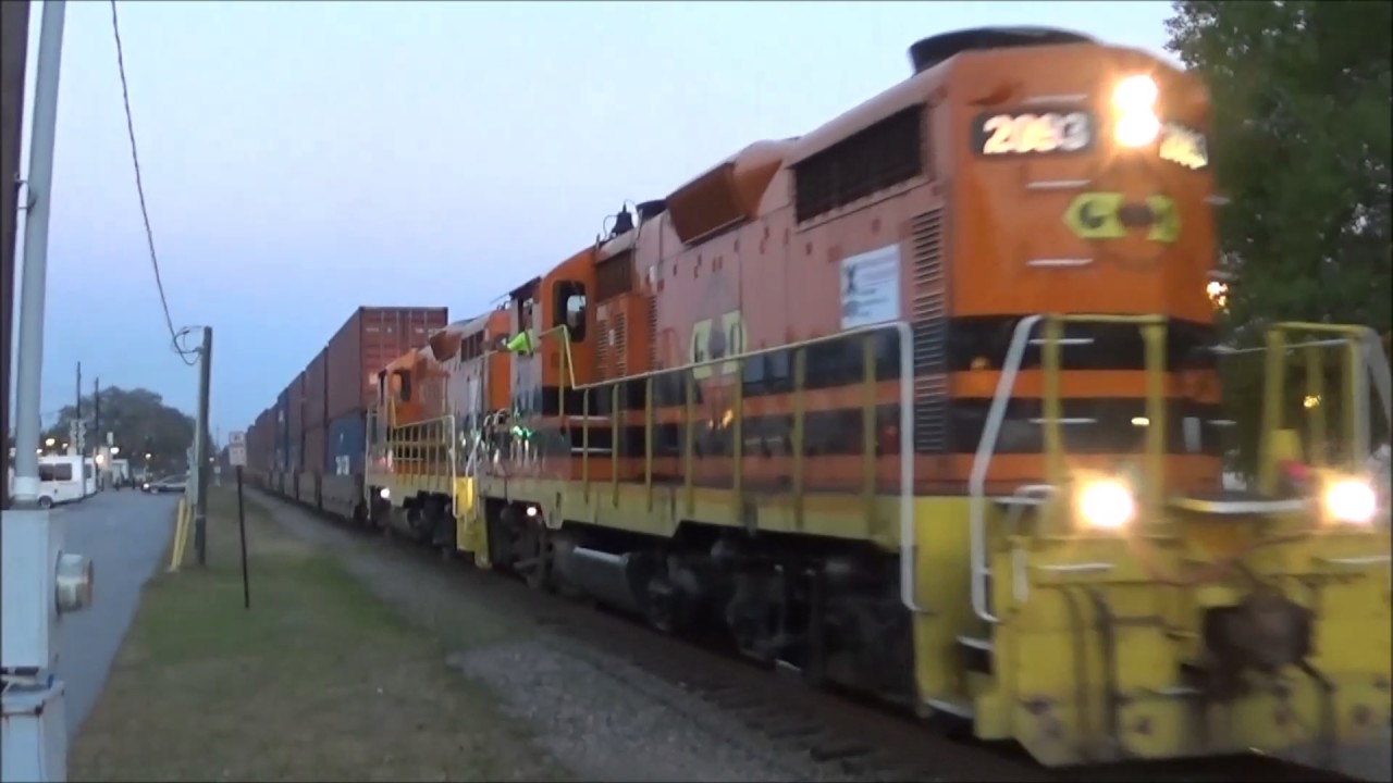 GC L785 Intermodal Train in Pembroke, GA 3/21/17 YouTube
