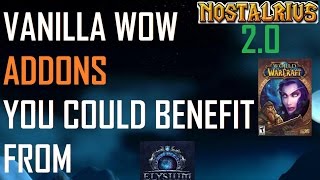 Quality of Life Addon pack for Vanilla WoW [Nost &amp; Elysium]
