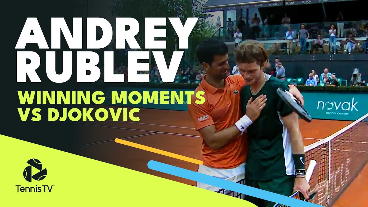 Andrey Rublev vs Novak Djokovic Championship Point, Trophy Lift and Speeches Belgrade 2022 Final