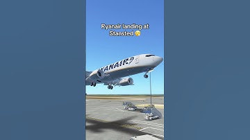 Goated Ryanair Landing! 🛬 😮‍💨 #shorts