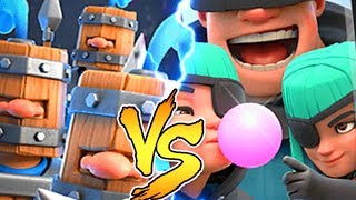 РЕКРУТЫ ПРОТИВ РАЗБОЙНИКОВ | ROYAL RECRUIT VS RASCALS CLASH ROYALE BATTLE