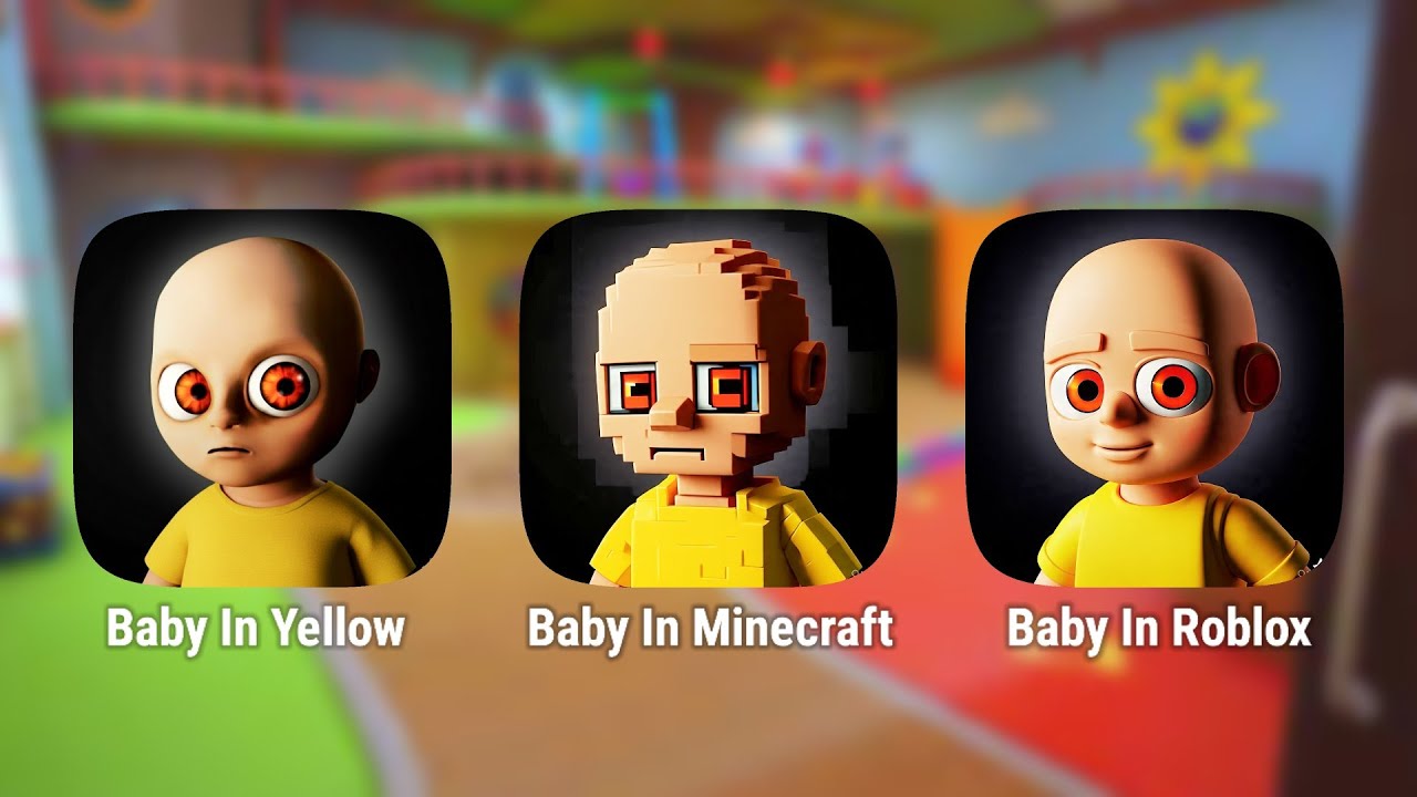 Baby in Yellow In New MineCraft & Roblox & Original Update Full Gameplay || Baby In Yellow New Mod
