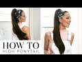 How To: High Ponytail Using Kitsch Hair Accessories | Milk + Blush