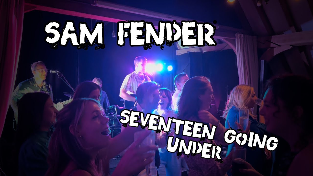 Band plays Sam Fender hit ‘Seventeen going under’ at a wedding and the roof goes off!