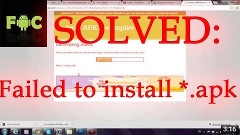 [SOLVE] - Failed to install *.apk on device 