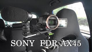 【開封の儀】 車載動画用の新しいビデオカメラ　SONY FDR-AX45