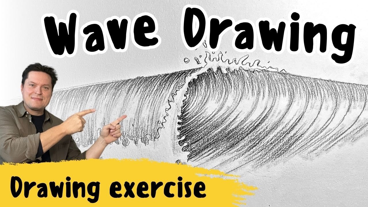 Wave Drawing Tutorial for Beginners – Step by Step to the perfect Wave Drawing