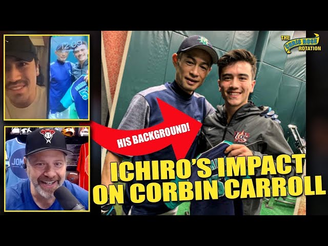 196, Ichiro's lasting impact on Corbin Carroll