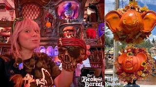 September at Magic Kingdom! NEW Beak & Barrel Pirate Lounge, Mickey Pumpkins, Fall Decor & Surprises