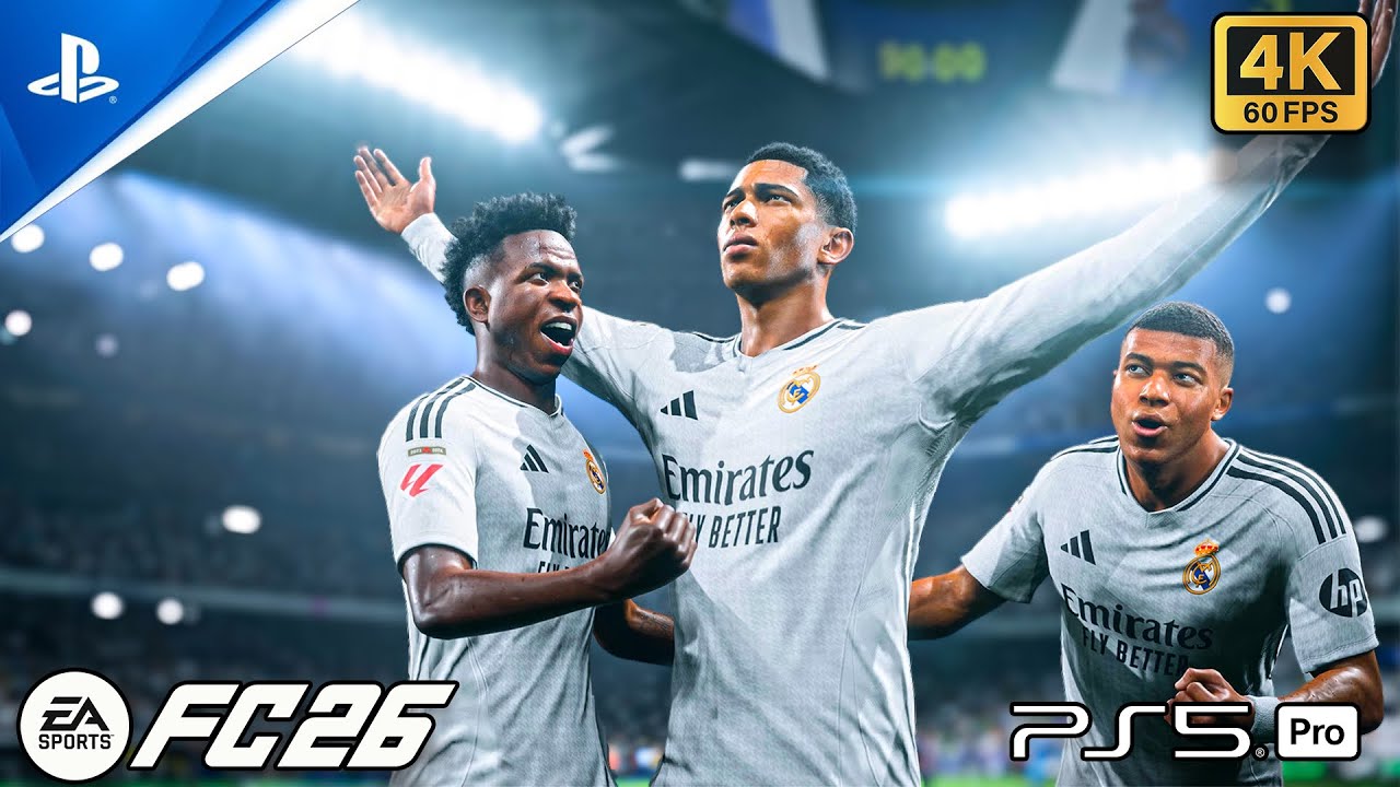 FC 26 | Real Madrid vs. Juventus | UEFA Champions League 25/26 Full Match | PS5™ Pro [4K60]