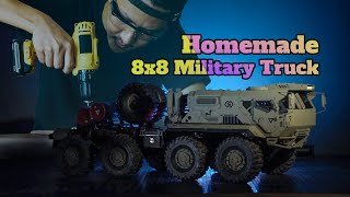 How Powerful is a Homemade 8x8 Military Truck? ST10PRO | Remote Control Car