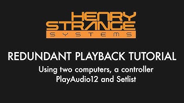 Redundant Playback Tutorial