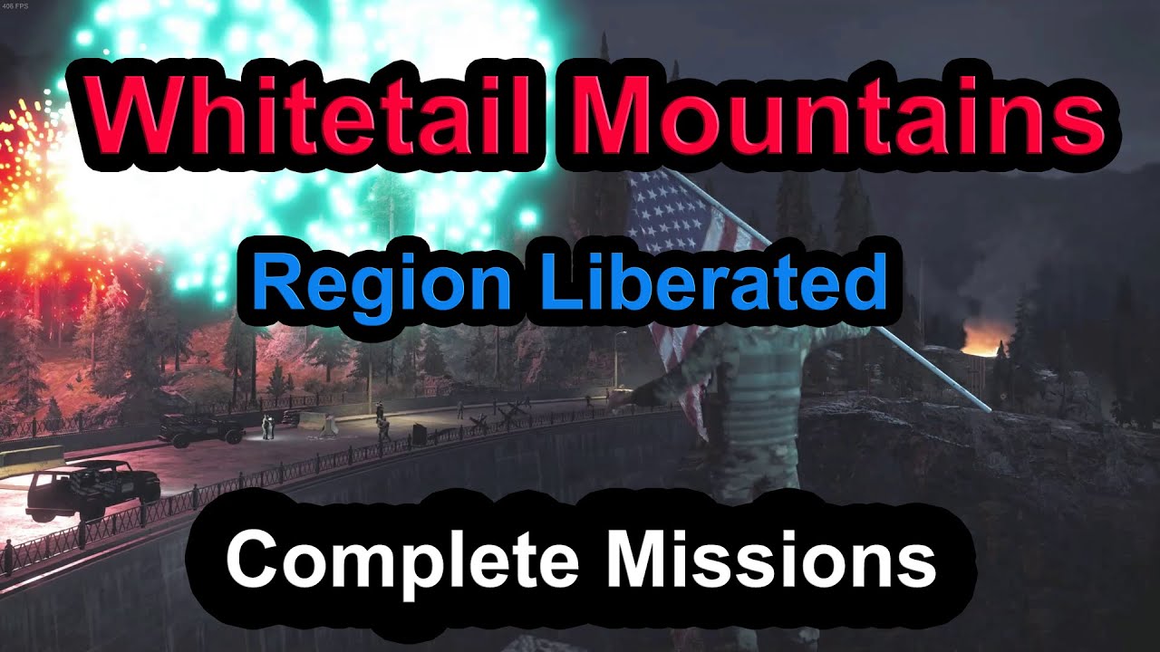 Whitetail Mountains Jacob Seed Region Liberated Complete Missions Far Cry 5 Gameplay Youtube