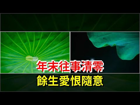 年末，往事清零，餘生，愛恨隨意，[心靈驛站]
